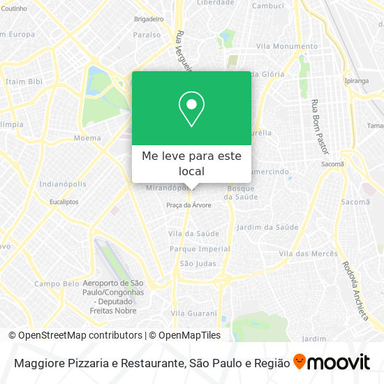 Maggiore Pizzaria e Restaurante mapa