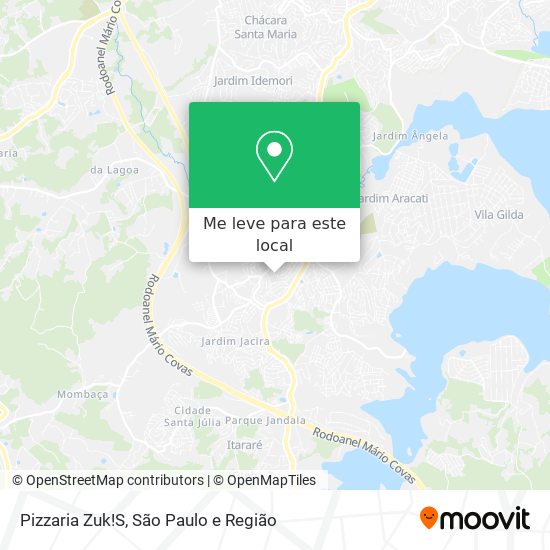 Pizzaria Zuk!S mapa