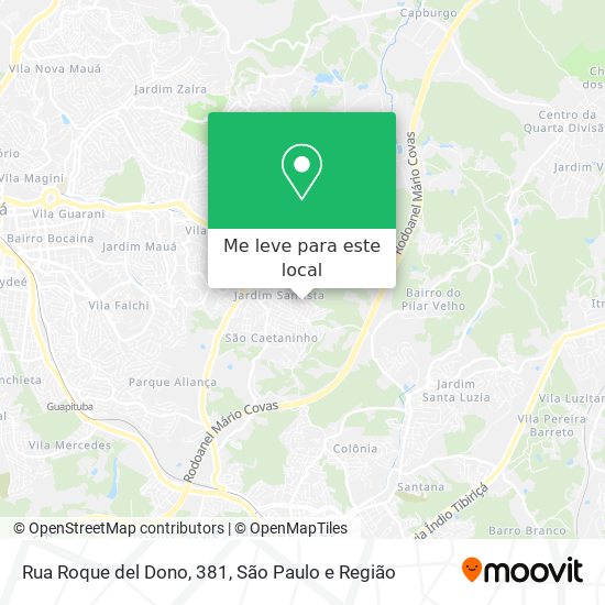 Rua Roque del Dono, 381 mapa