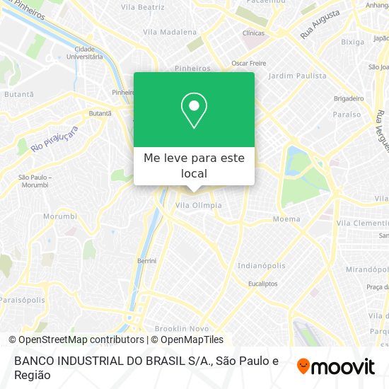 BANCO INDUSTRIAL DO BRASIL S / A. mapa
