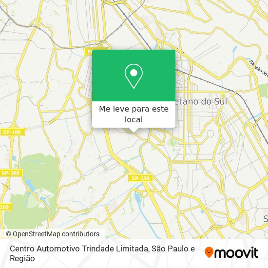 Centro Automotivo Trindade Limitada mapa