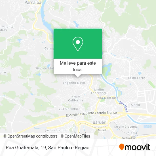 Rua Guatemala, 19 mapa