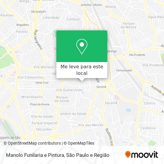 Manolo Funilaria e Pintura mapa