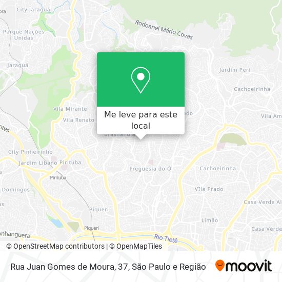Rua Juan Gomes de Moura, 37 mapa
