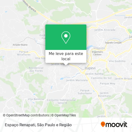 Espaço Renapati mapa