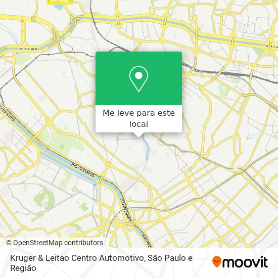 Kruger & Leitao Centro Automotivo mapa