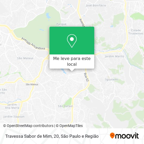 Travessa Sabor de Mim, 20 mapa