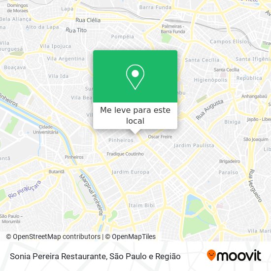 Sonia Pereira Restaurante mapa