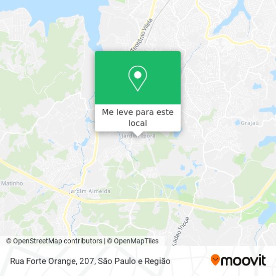 Rua Forte Orange, 207 mapa