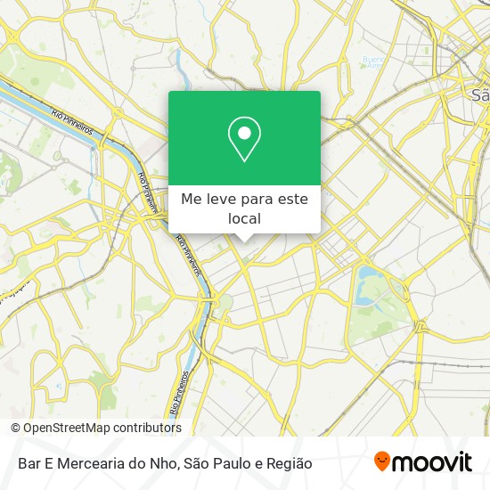 Bar E Mercearia do Nho mapa