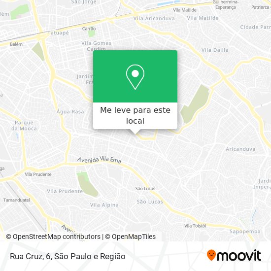 Rua Cruz, 6 mapa