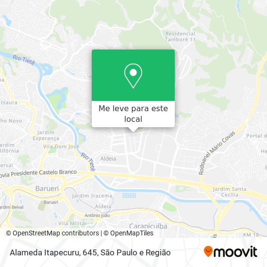 Alameda Itapecuru, 645 mapa