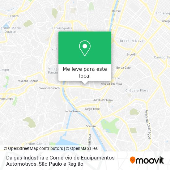 Dalgas Indústria e Comércio de Equipamentos Automotivos mapa