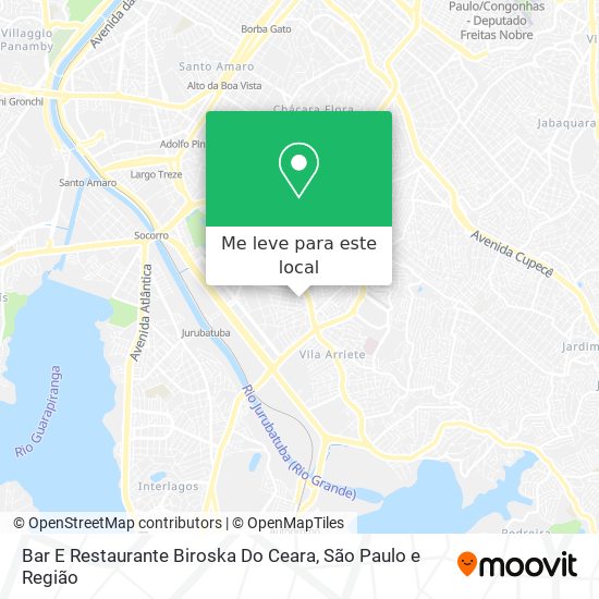 Bar E Restaurante Biroska Do Ceara mapa