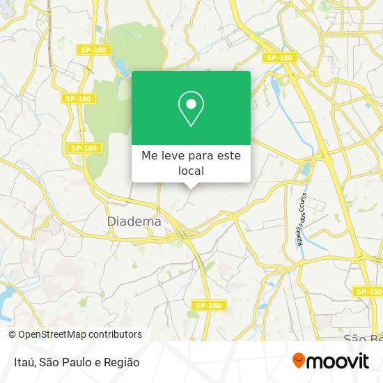 Itaú mapa