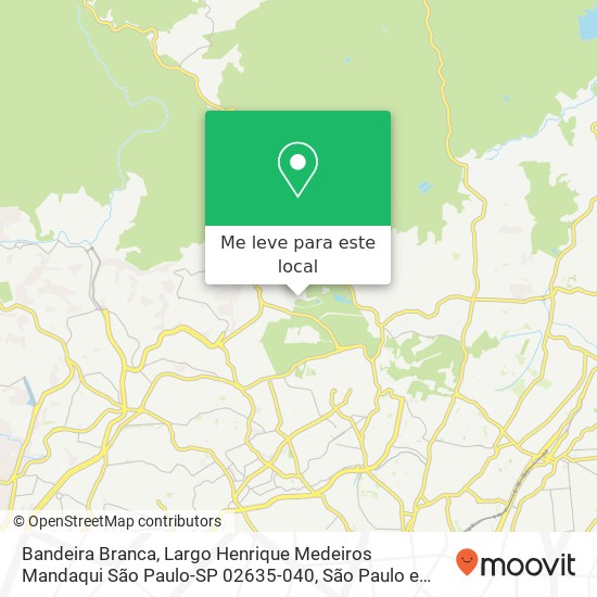 Bandeira Branca, Largo Henrique Medeiros Mandaqui São Paulo-SP 02635-040 mapa