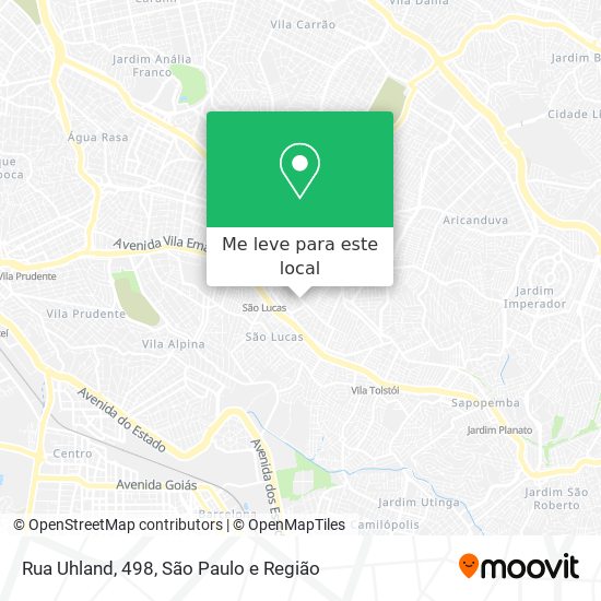Rua Uhland, 498 mapa
