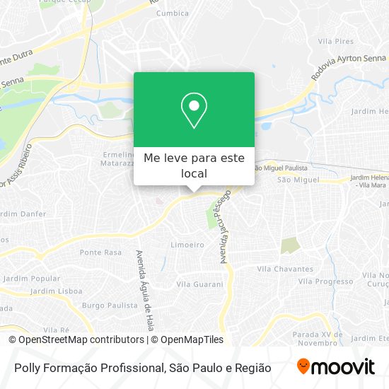 Polly Formação Profissional mapa