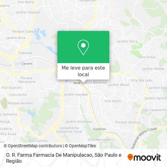 O. R. Farma Farmacia De Manipulacao mapa