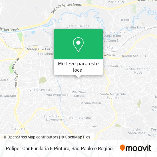 Poliper Car Funilaria E Pintura mapa