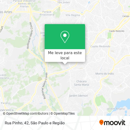 Rua Pinho, 42 mapa