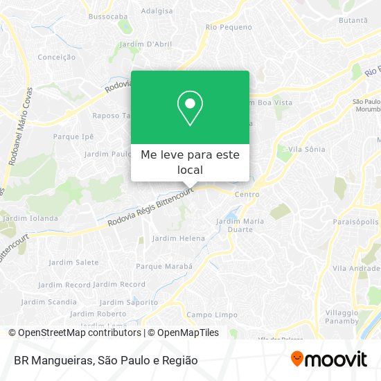 BR Mangueiras mapa