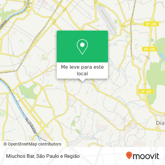 Miuchos Bar, Rua Luis Carlos Paraná, 324 Cidade Ademar São Paulo-SP 04652-170 mapa