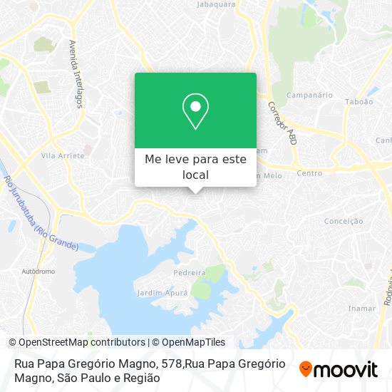 Rua Papa Gregório Magno, 578,Rua Papa Gregório Magno mapa