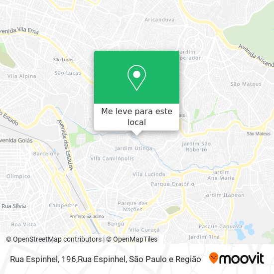 Rua Espinhel, 196,Rua Espinhel mapa