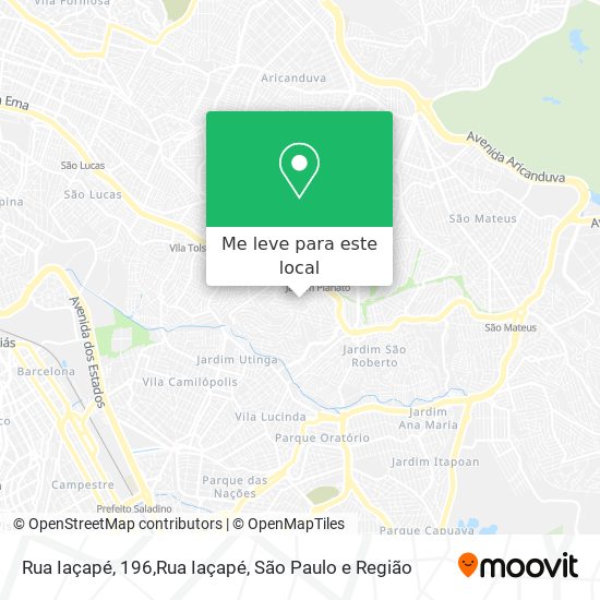 Rua Iaçapé, 196,Rua Iaçapé mapa