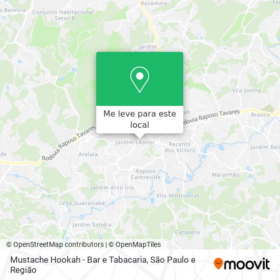 Mustache Hookah - Bar e Tabacaria mapa