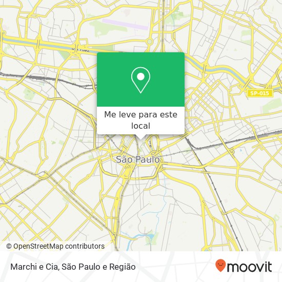 Marchi e Cia, Rua Vinte e Cinco de Março, 547 Sé São Paulo-SP 01021-000 mapa