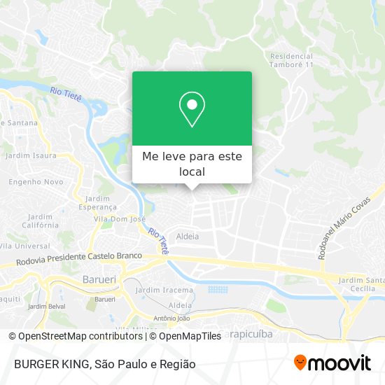 BURGER KING mapa