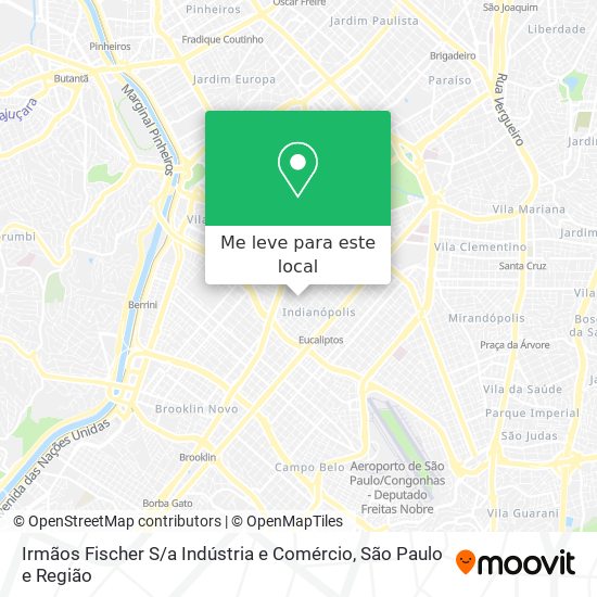 Irmãos Fischer S / a Indústria e Comércio mapa