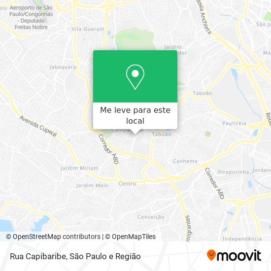 Rua Capibaribe mapa