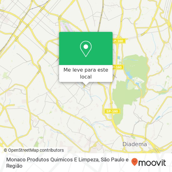 Monaco Produtos Quimicos E Limpeza, Rua Cruz das Almas, 79 Jabaquara São Paulo-SP 04330-060 mapa