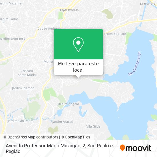 Avenida Professor Mário Mazagão, 2 mapa