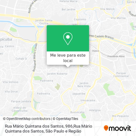 Rua Mário Quintana dos Santos, 986,Rua Mário Quintana dos Santos mapa