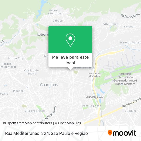 Rua Mediterrâneo, 324 mapa