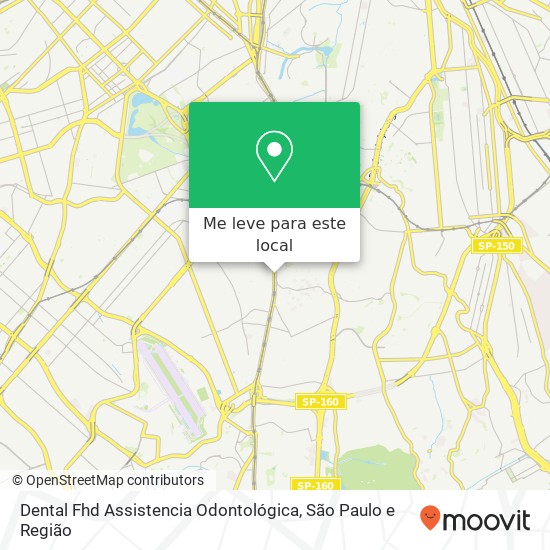 Dental Fhd Assistencia Odontológica, Avenida Jabaquara, 598 Saúde São Paulo-SP 04045-010 mapa