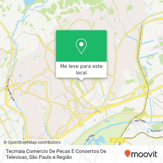 Tecmaia Comercio De Pecas E Consertos De Televisao, Avenida Doutor Renato de Andrade Maia, 774 Paraventi Guarulhos-SP 07114-000 mapa