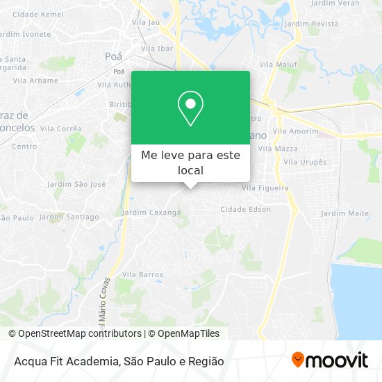Acqua Fit Academia mapa