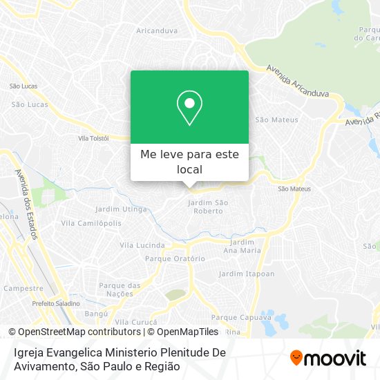 Igreja Evangelica Ministerio Plenitude De Avivamento mapa