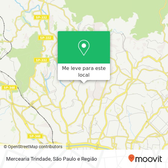 Mercearia Trindade, Rua Augusto José Pereira, 391 Freguesia do Ó São Paulo-SP 02805-130 mapa
