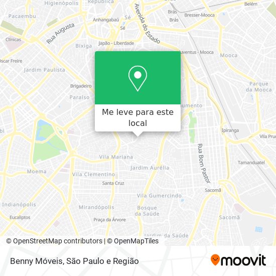 Benny Móveis mapa