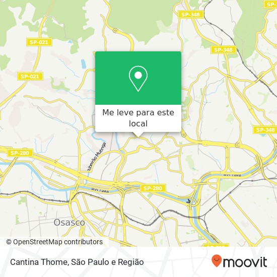 Cantina Thome, Rua Topázio, 18 Mutinga Osasco-SP 06286-240 mapa