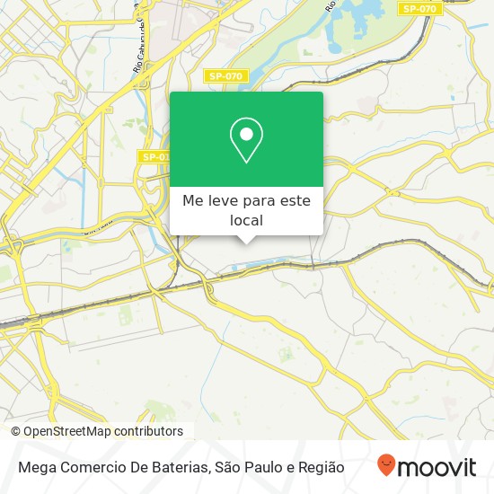 Mega Comercio De Baterias, Rua Francisco Coimbra, 645 Penha São Paulo-SP 03639-000 mapa