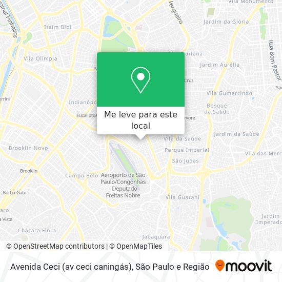 Avenida Ceci (av ceci caningás) mapa