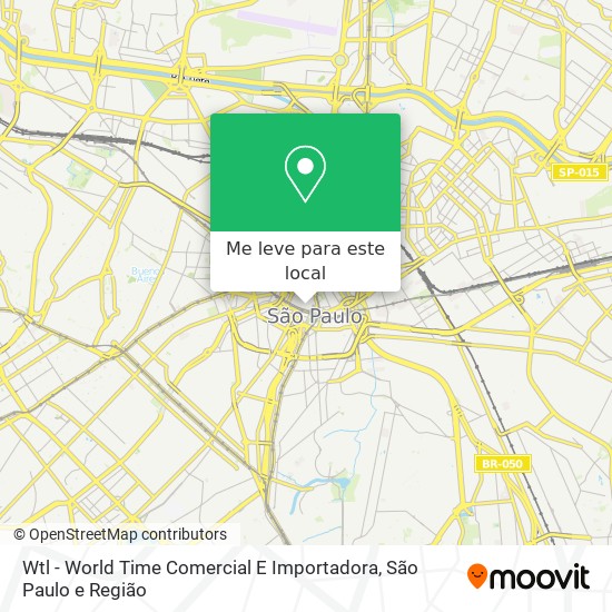 Wtl - World Time Comercial E Importadora mapa