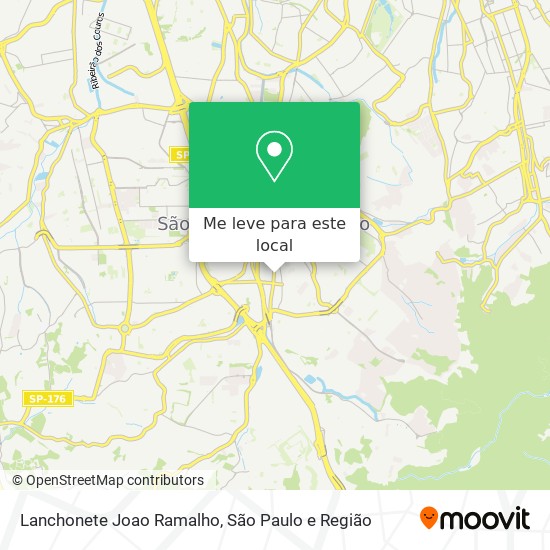 Lanchonete Joao Ramalho mapa